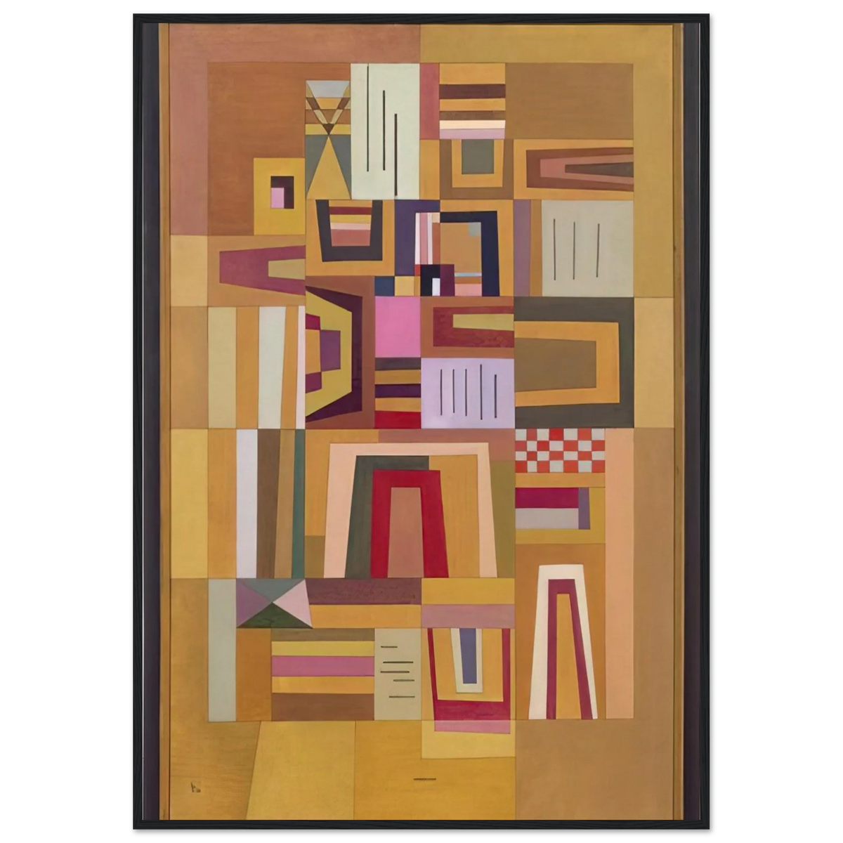 COMPENSATION ROSE 1933 Framed Poster | Wassily Kandinsky Framed Prints Wall Art | Wassily Kandinsky Shop