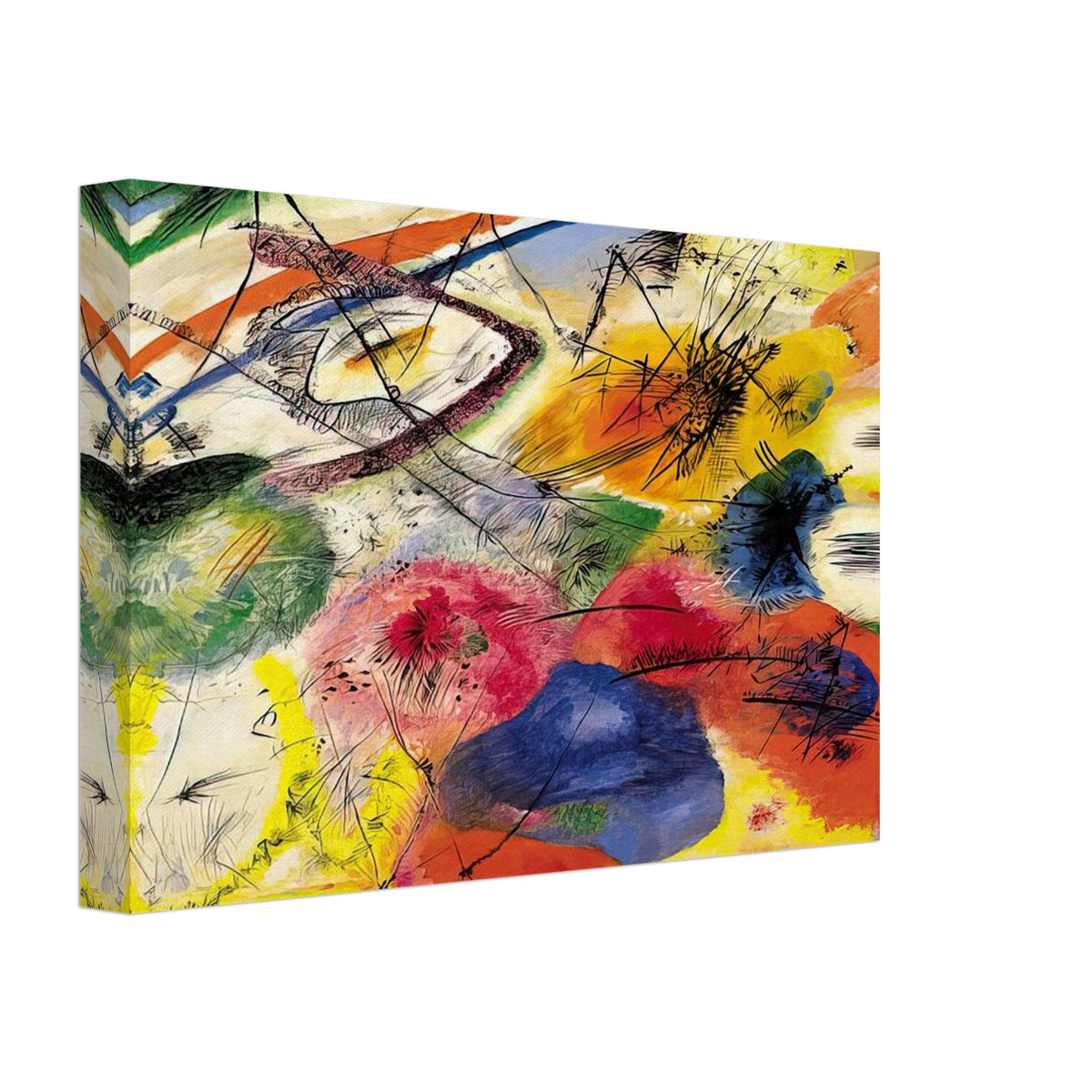 BLACK STROKES I 1913 Canvas | Wassily Kandinsky Canvas | Wassily Kandinsky Shop