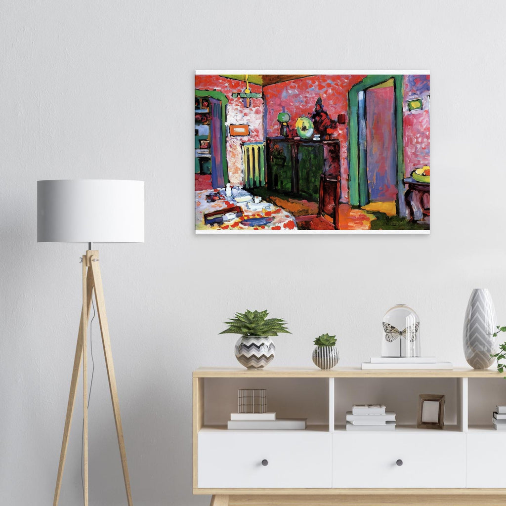 INTERIOR MY DINING ROOM 1909 Canvas | Wassily Kandinsky Canvas | Wassily Kandinsky Shop