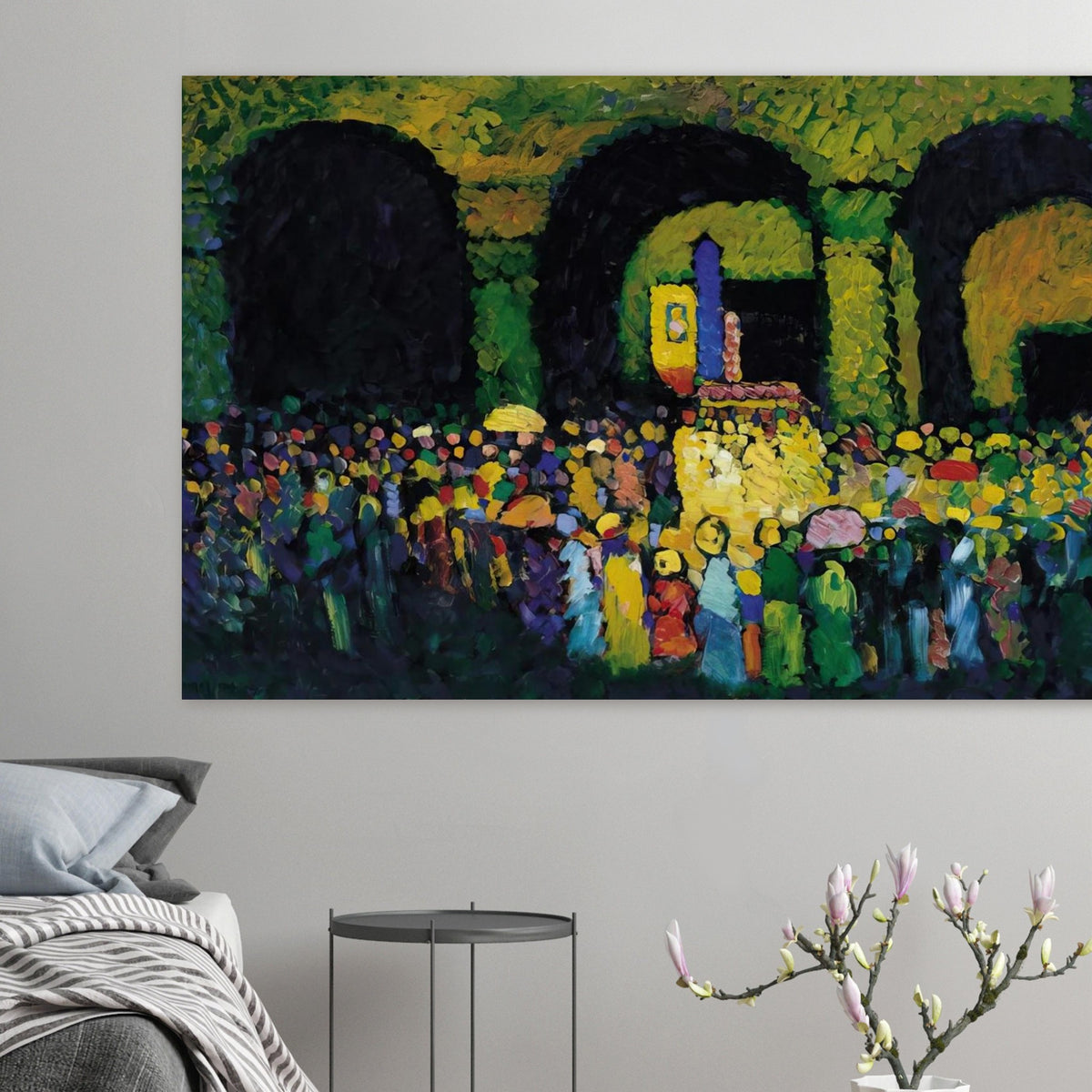 THE LUDWIGSKIRCHE IN MUNICH 1908 Poster | Wassily Kandinsky Poster | Wassily Kandinsky Shop
