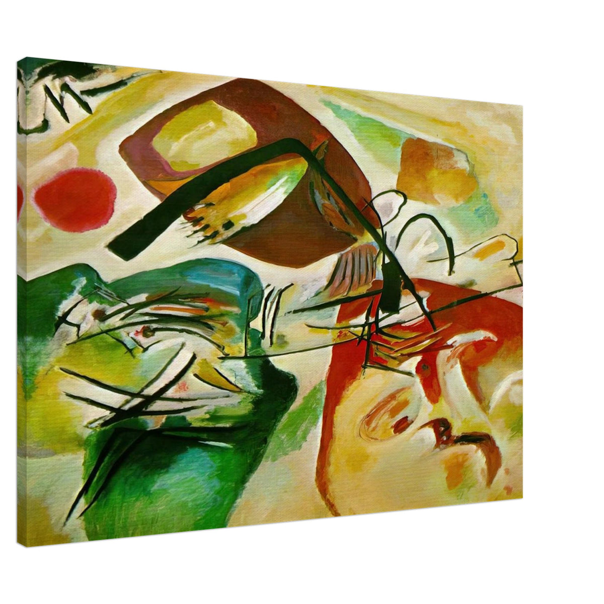 PICTURE WITH A BLACK ARCH 1912 Canvas | Wassily Kandinsky Canvas | Wassily Kandinsky Shop