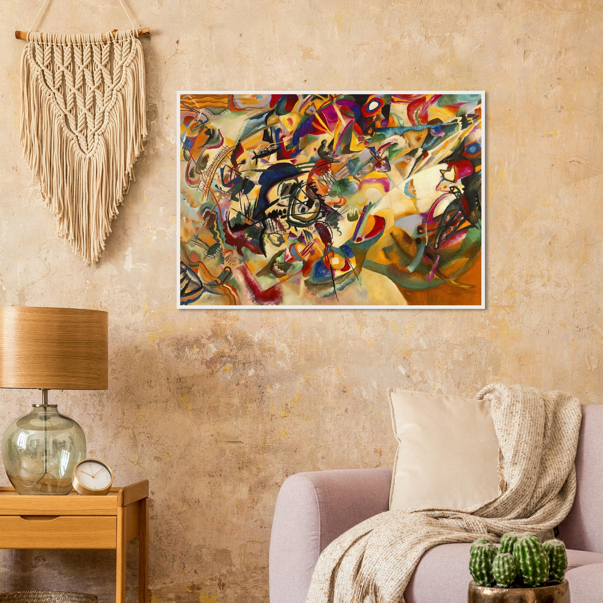 COMPOSITION VII 1913 Framed Poster | Wassily Kandinsky Framed Prints Wall Art | Wassily Kandinsky Shop
