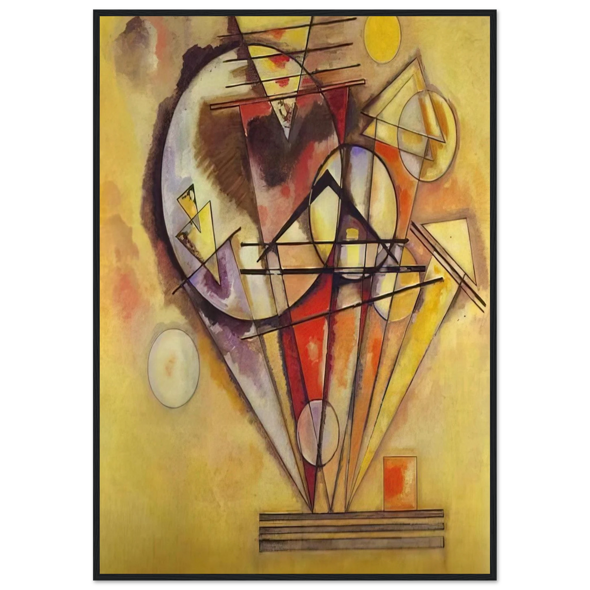 ON THE POINTS 1928 Framed Poster | Wassily Kandinsky Framed Prints Wall Art | Wassily Kandinsky Shop