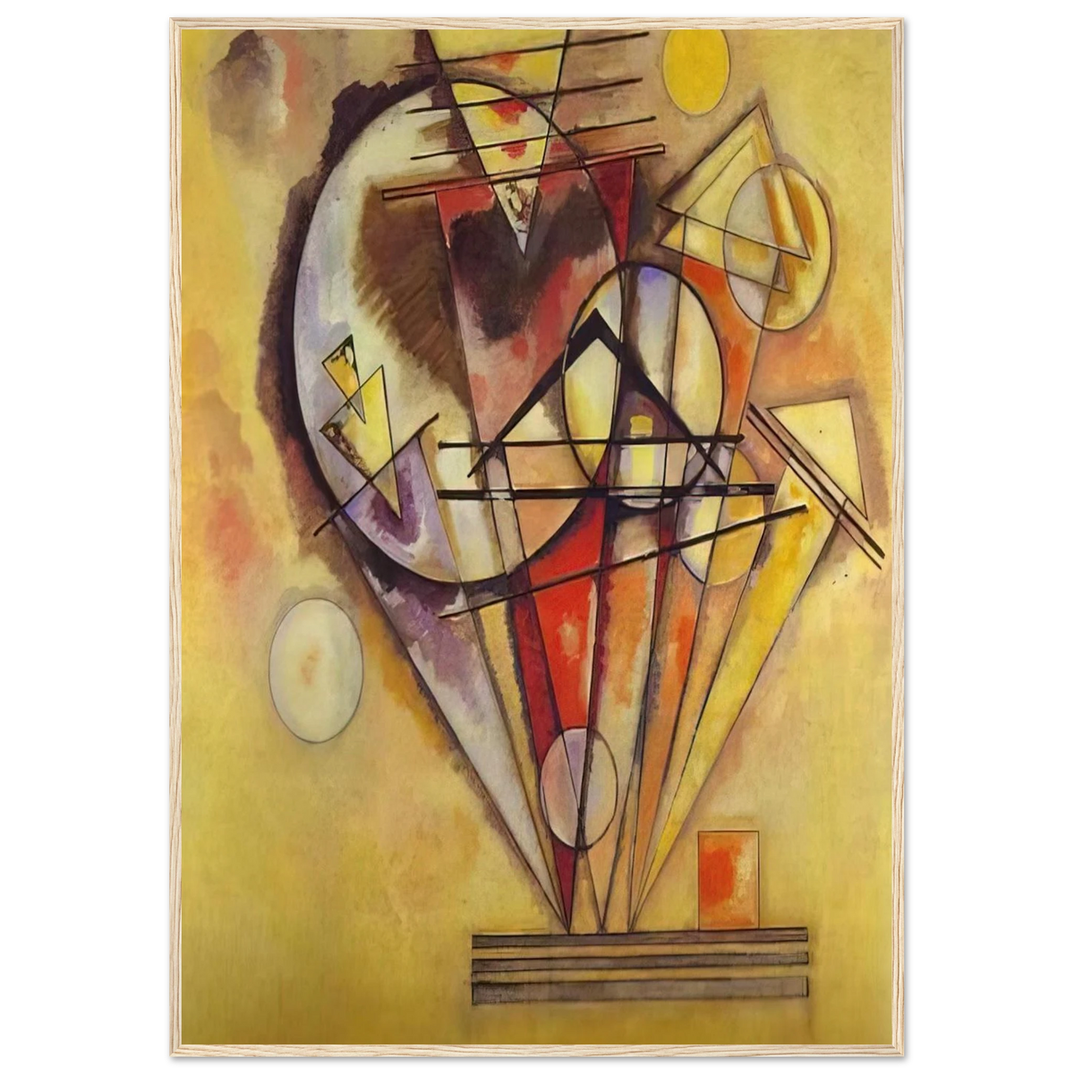 ON THE POINTS 1928 Framed Poster | Wassily Kandinsky Framed Prints Wall Art | Wassily Kandinsky Shop
