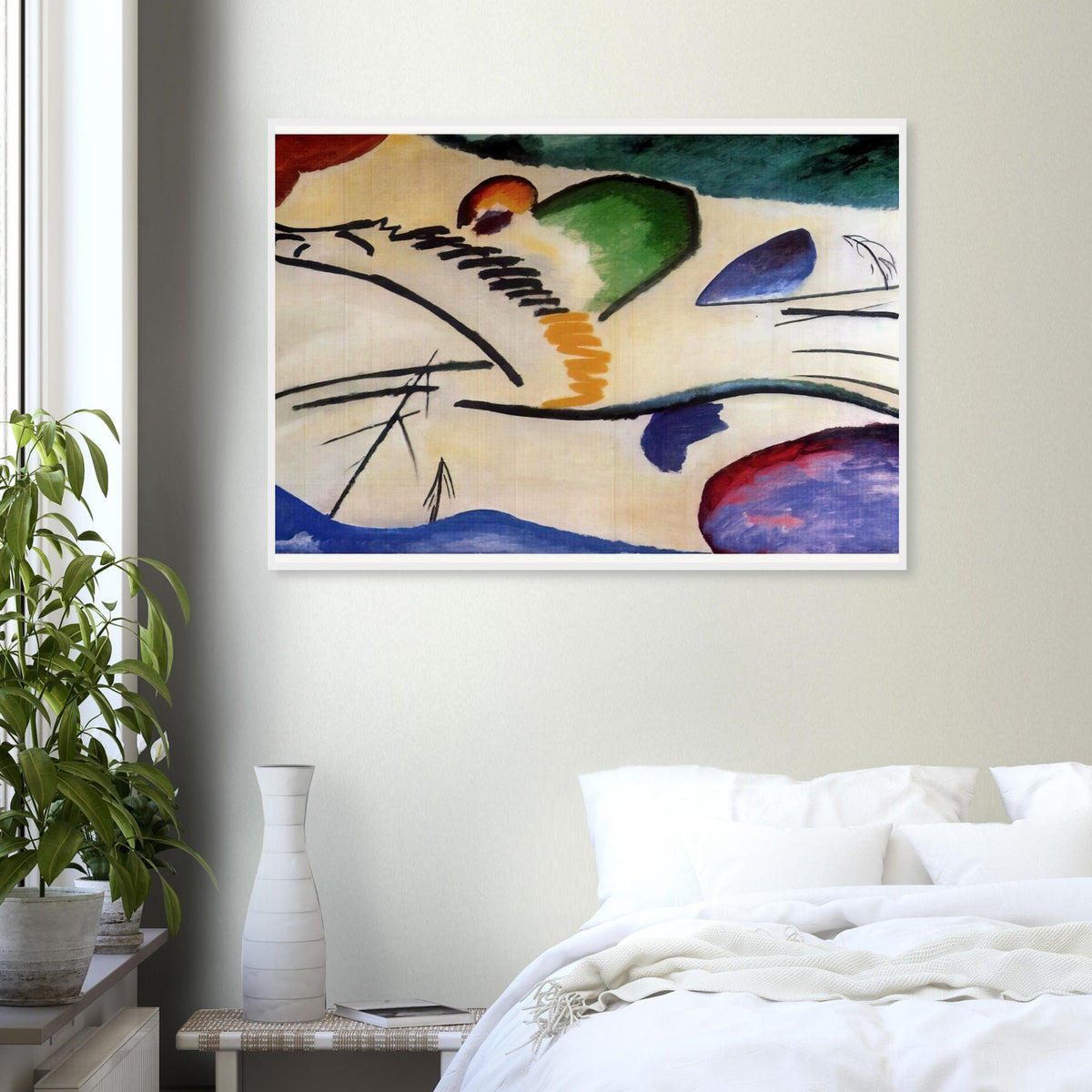 LYRICAL LYRICS 1911 Framed Poster | Wassily Kandinsky Framed Prints Wall Art | Wassily Kandinsky Shop