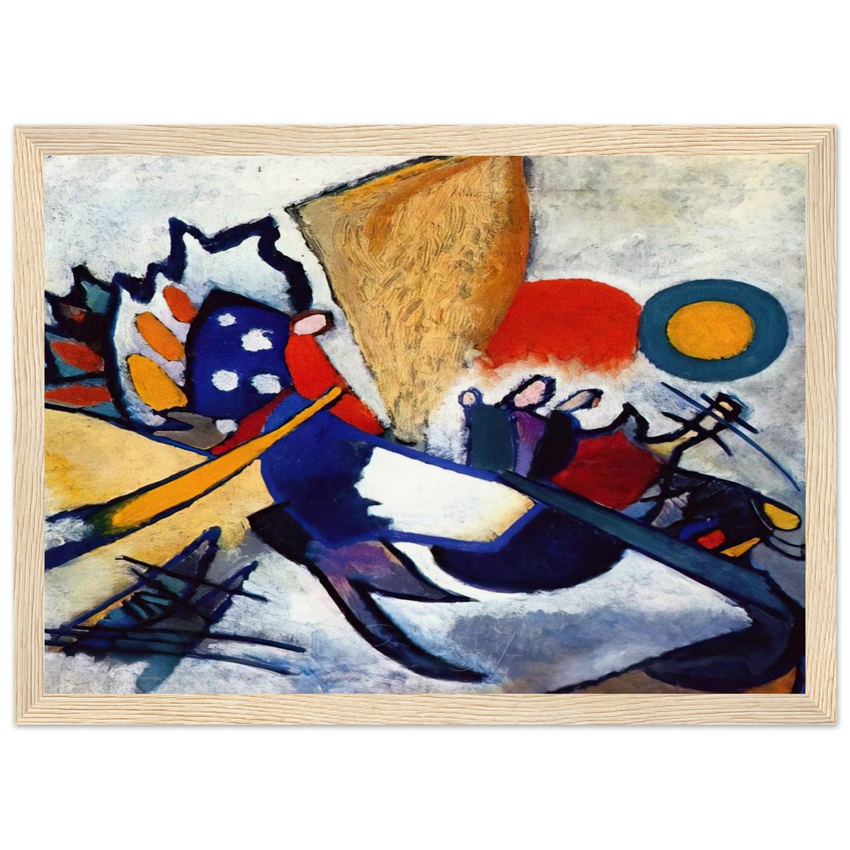 IMPROVISATION 209 1917 Framed Poster | Wassily Kandinsky Framed Prints Wall Art | Wassily Kandinsky Shop