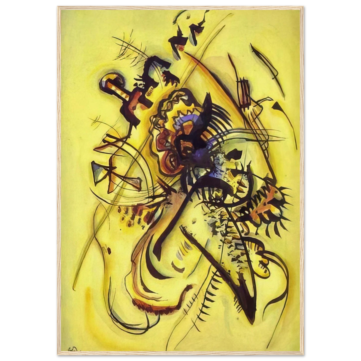 TO THE UNKNOWN VOICE 1916 Framed Poster | Wassily Kandinsky Framed Prints Wall Art | Wassily Kandinsky Shop