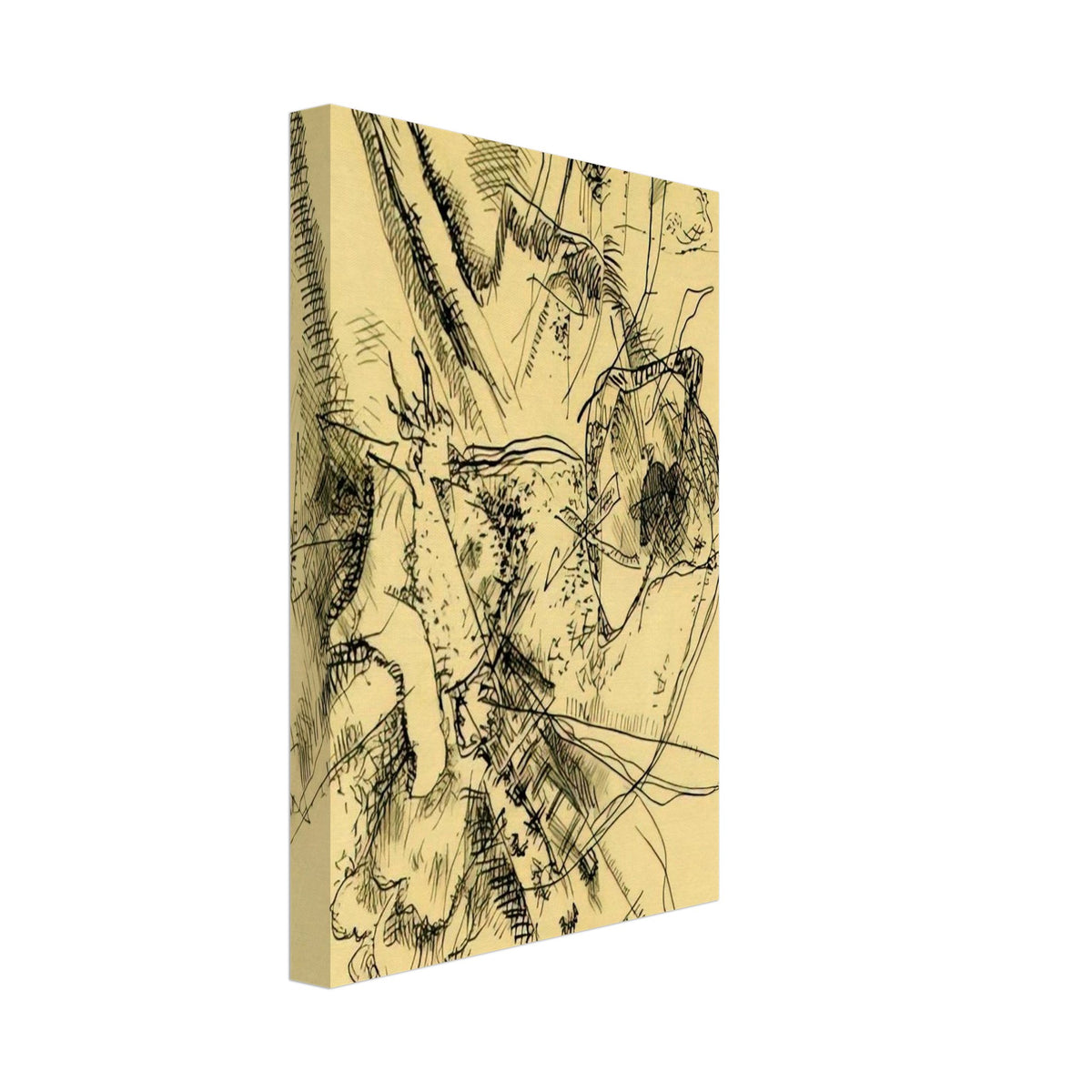 DRAWING FOR ETCHING II 1916 Canvas | Wassily Kandinsky Canvas | Wassily Kandinsky Shop