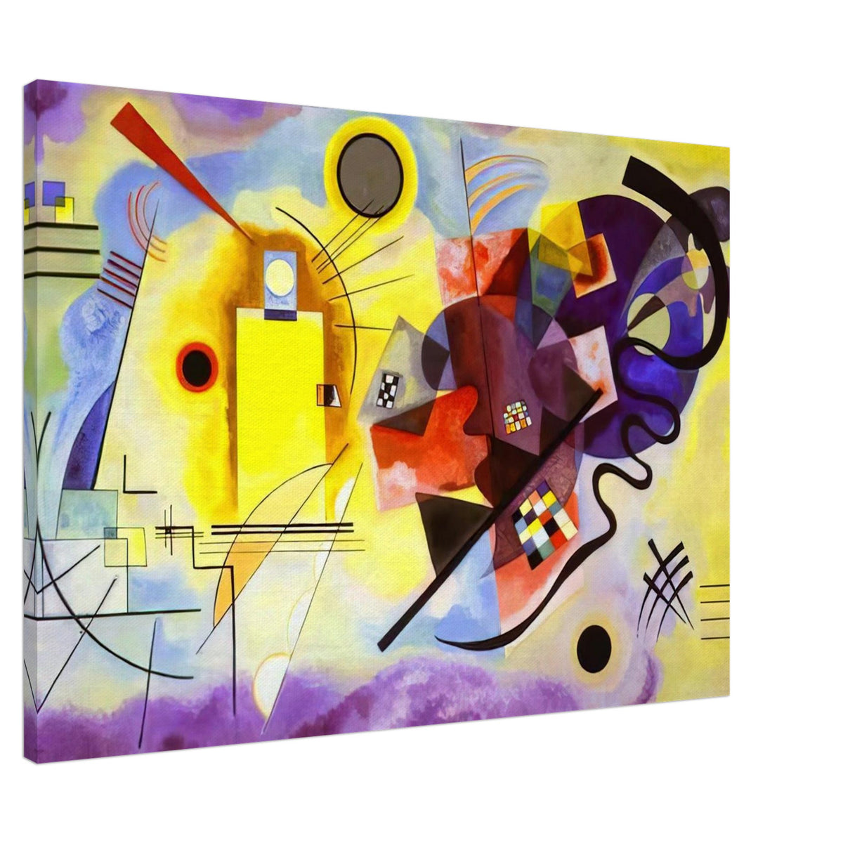 YELLOW RED BLUE 1925 Canvas | Wassily Kandinsky Canvas | Wassily Kandinsky Shop