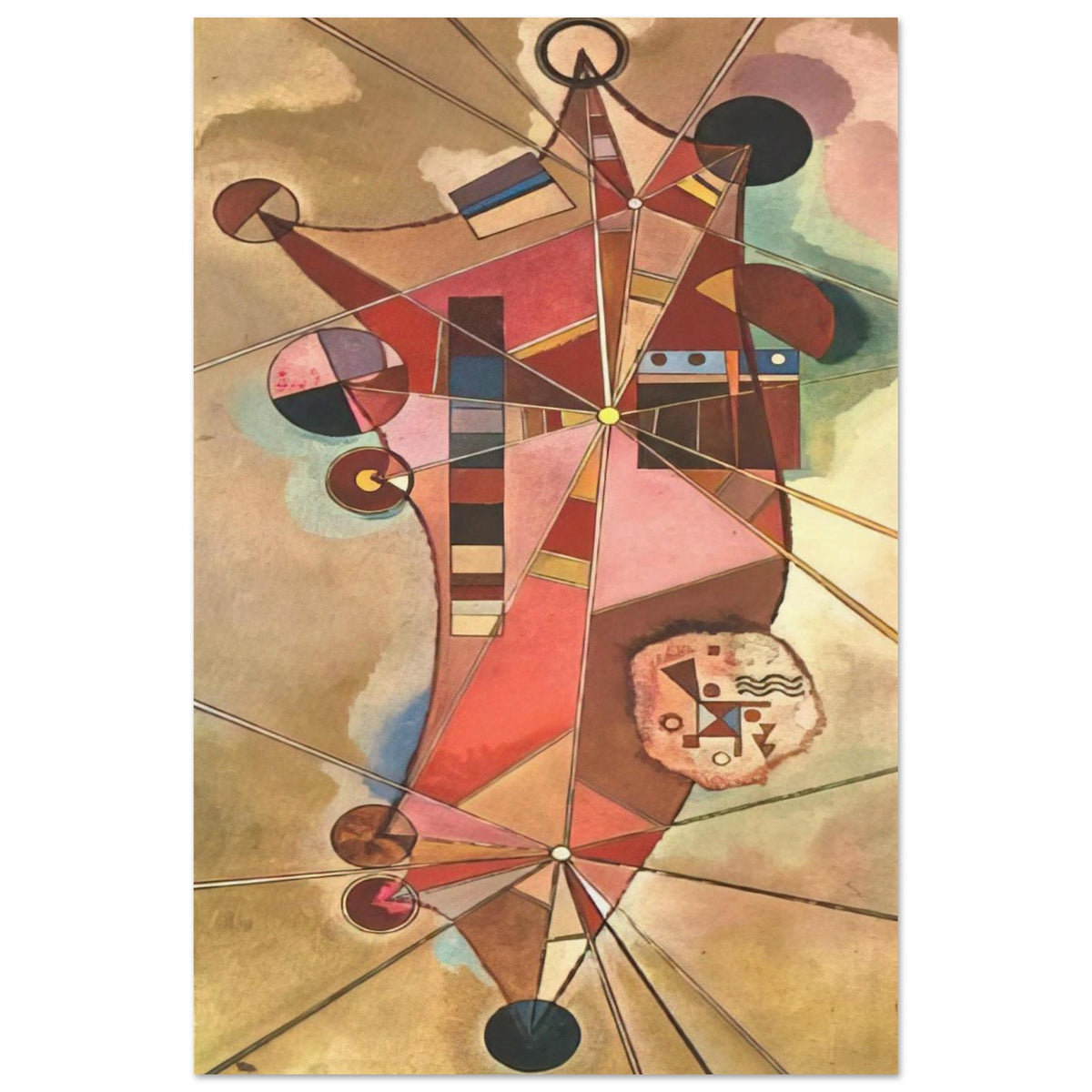 FIXED POINTS Poster | Wassily Kandinsky Poster | Wassily Kandinsky Shop