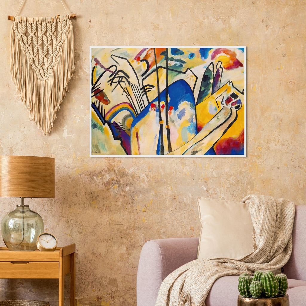 COMPOSITION IV 1911 Framed Poster | Wassily Kandinsky Framed Prints Wall Art | Wassily Kandinsky Shop