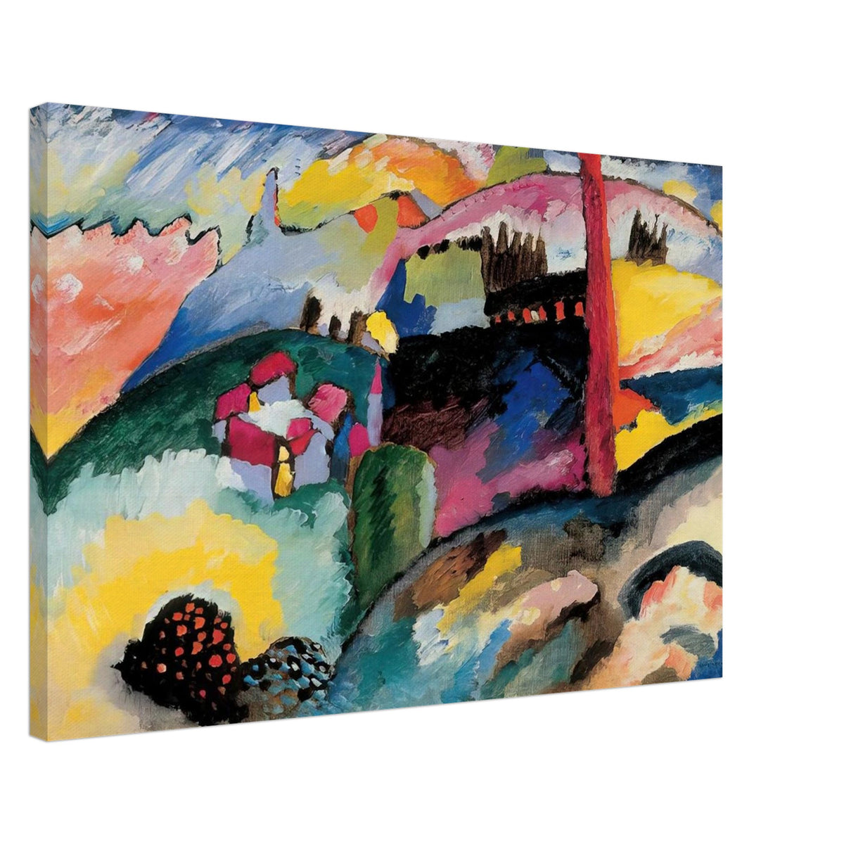 LANDSCAPE WITH FACTORY CHIMNEY 1910 Canvas | Wassily Kandinsky Canvas | Wassily Kandinsky Shop