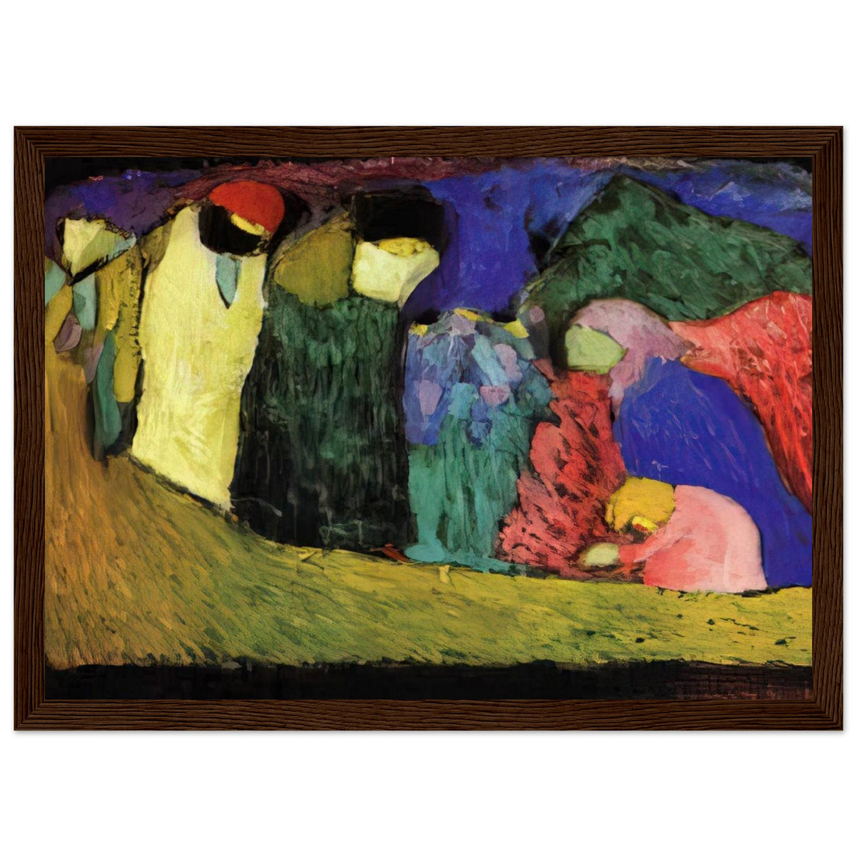 ENCOUNTER 1908 Framed Poster | Wassily Kandinsky Framed Prints Wall Art | Wassily Kandinsky Shop