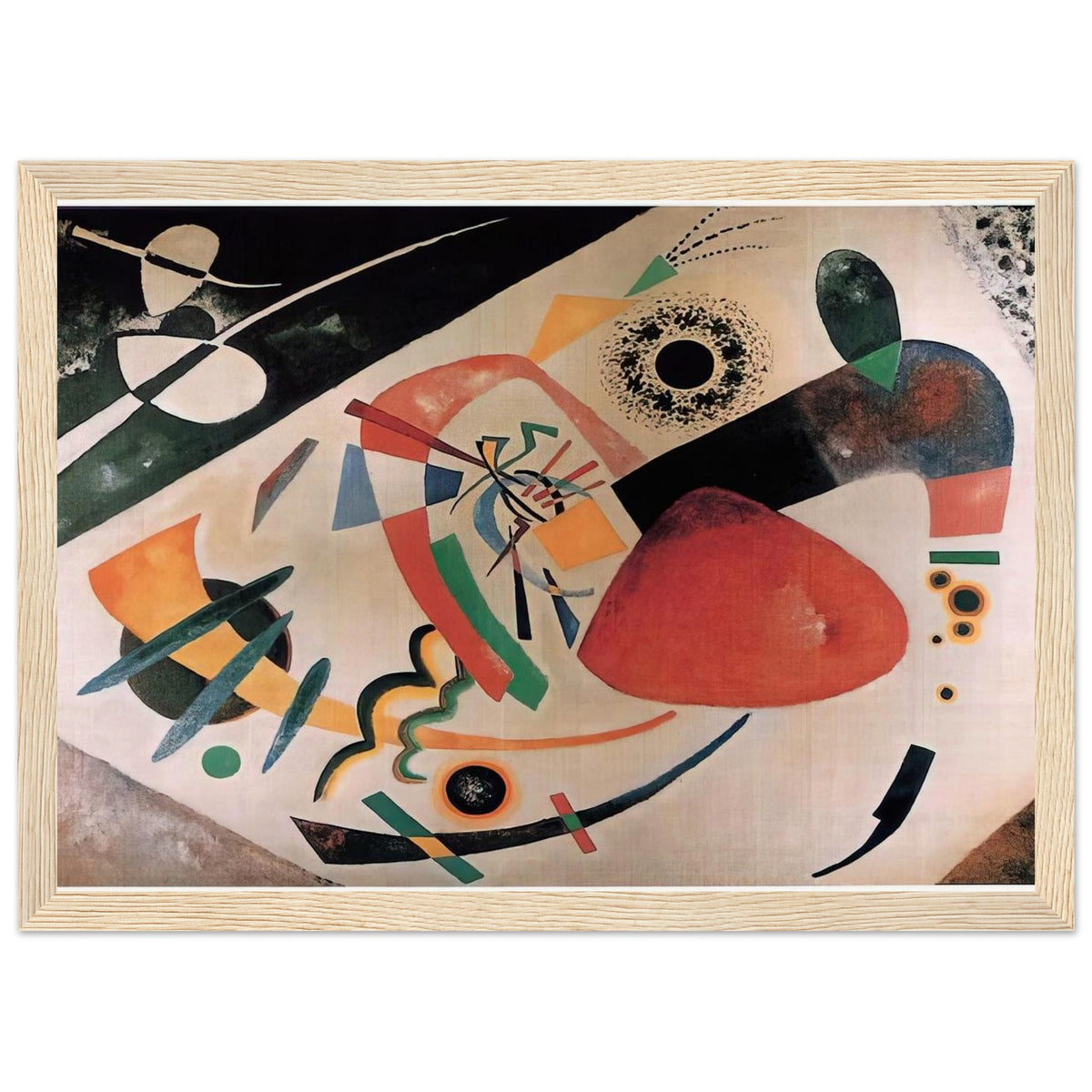 RED SPOT II 1921 Framed Poster | Wassily Kandinsky Framed Prints Wall Art | Wassily Kandinsky Shop