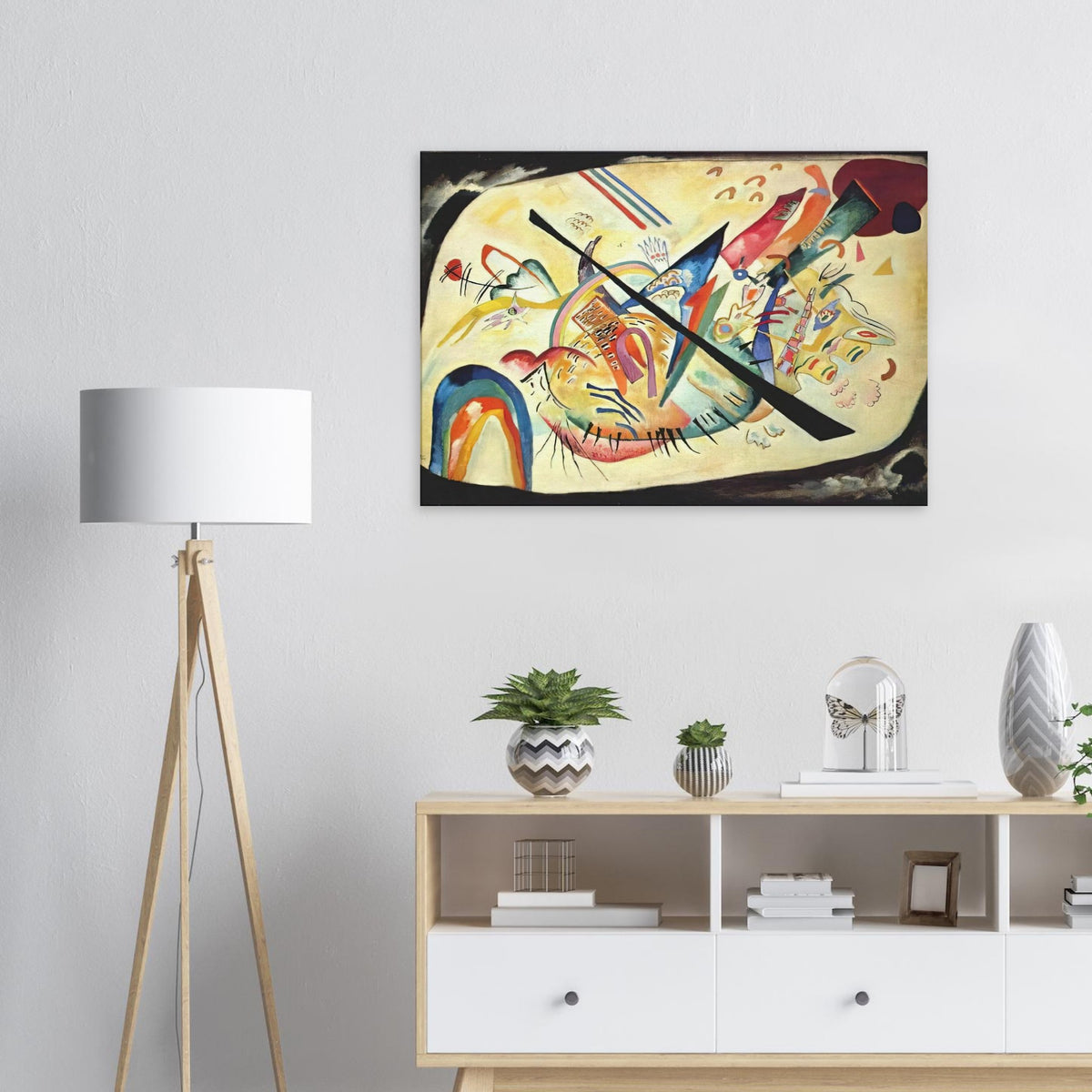 WHITE OVAL 1919 Canvas | Wassily Kandinsky Canvas | Wassily Kandinsky Shop