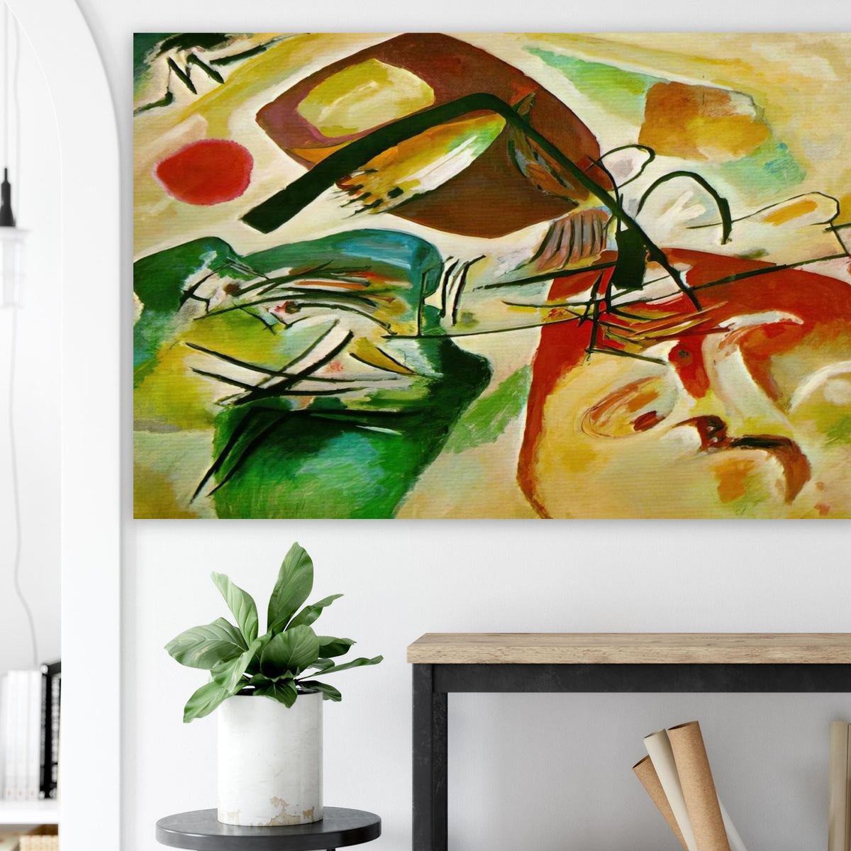 PICTURE WITH A BLACK ARCH 1912 Poster | Wassily Kandinsky Poster | Wassily Kandinsky Shop