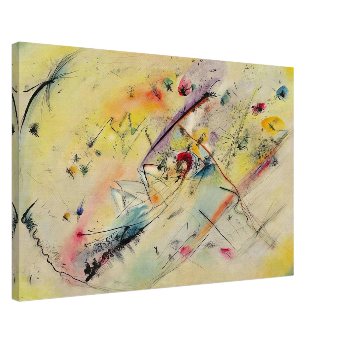 BRIGHT PICTURE 1913 Canvas | Wassily Kandinsky Canvas | Wassily Kandinsky Shop