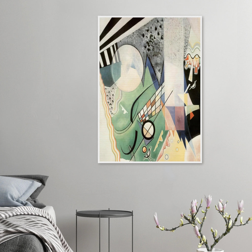 GREEN COMPOSITION 1923 Framed Poster | Wassily Kandinsky Framed Prints Wall Art | Wassily Kandinsky Shop