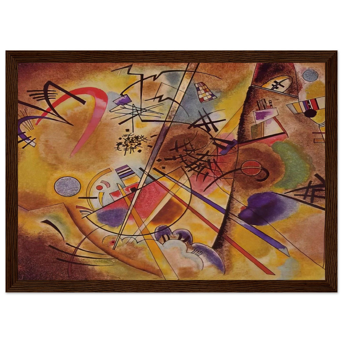 SMALL DREAM IN RED 1925 Framed Poster | Wassily Kandinsky Framed Prints Wall Art | Wassily Kandinsky Shop
