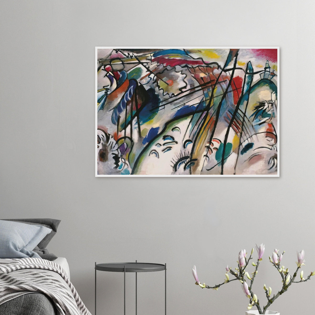 IMPROVISATION 28 SECOND VERSION 1912 Framed Poster | Wassily Kandinsky Framed Prints Wall Art | Wassily Kandinsky Shop