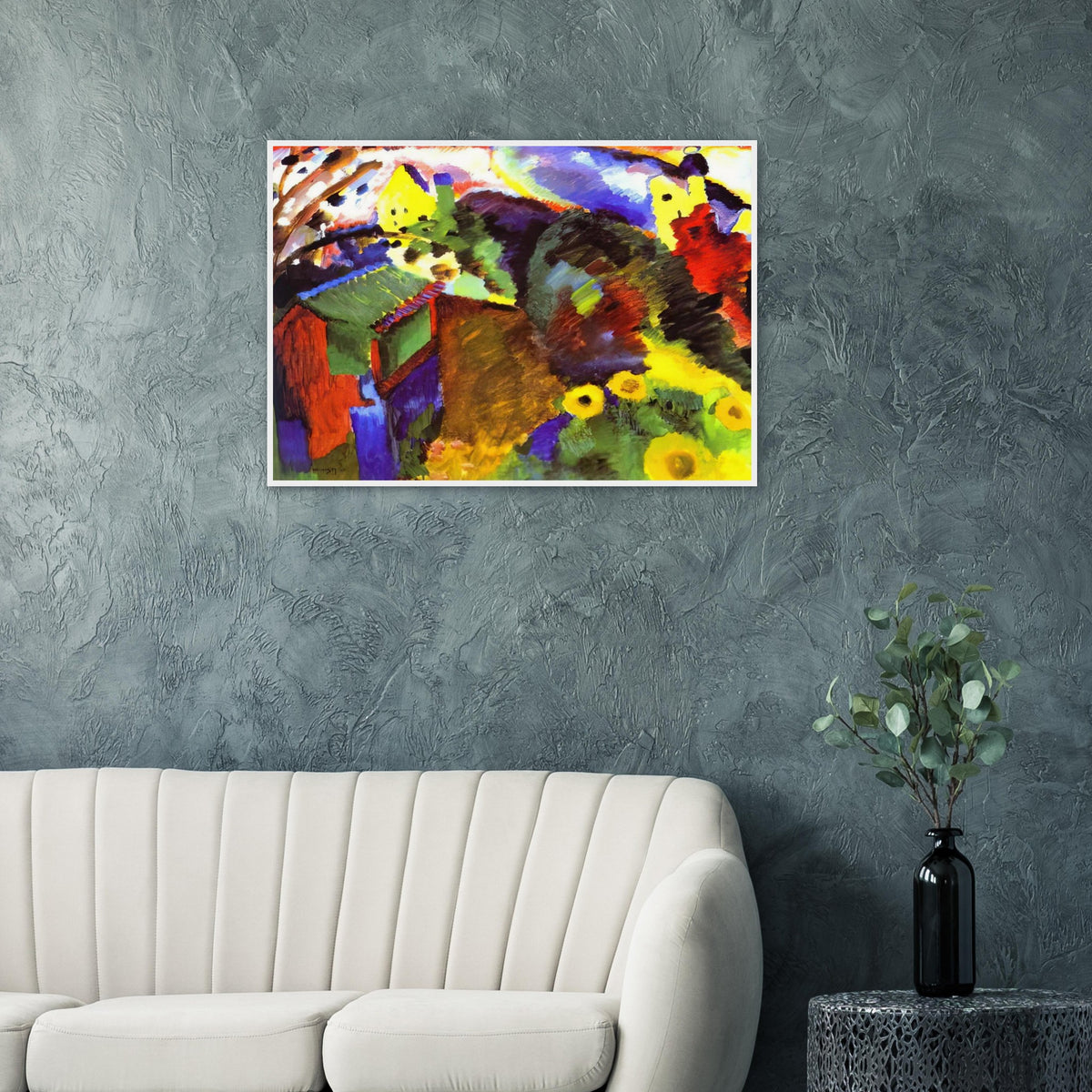 MURNAU GARDEN 1910 Framed Poster | Wassily Kandinsky Framed Prints Wall Art | Wassily Kandinsky Shop