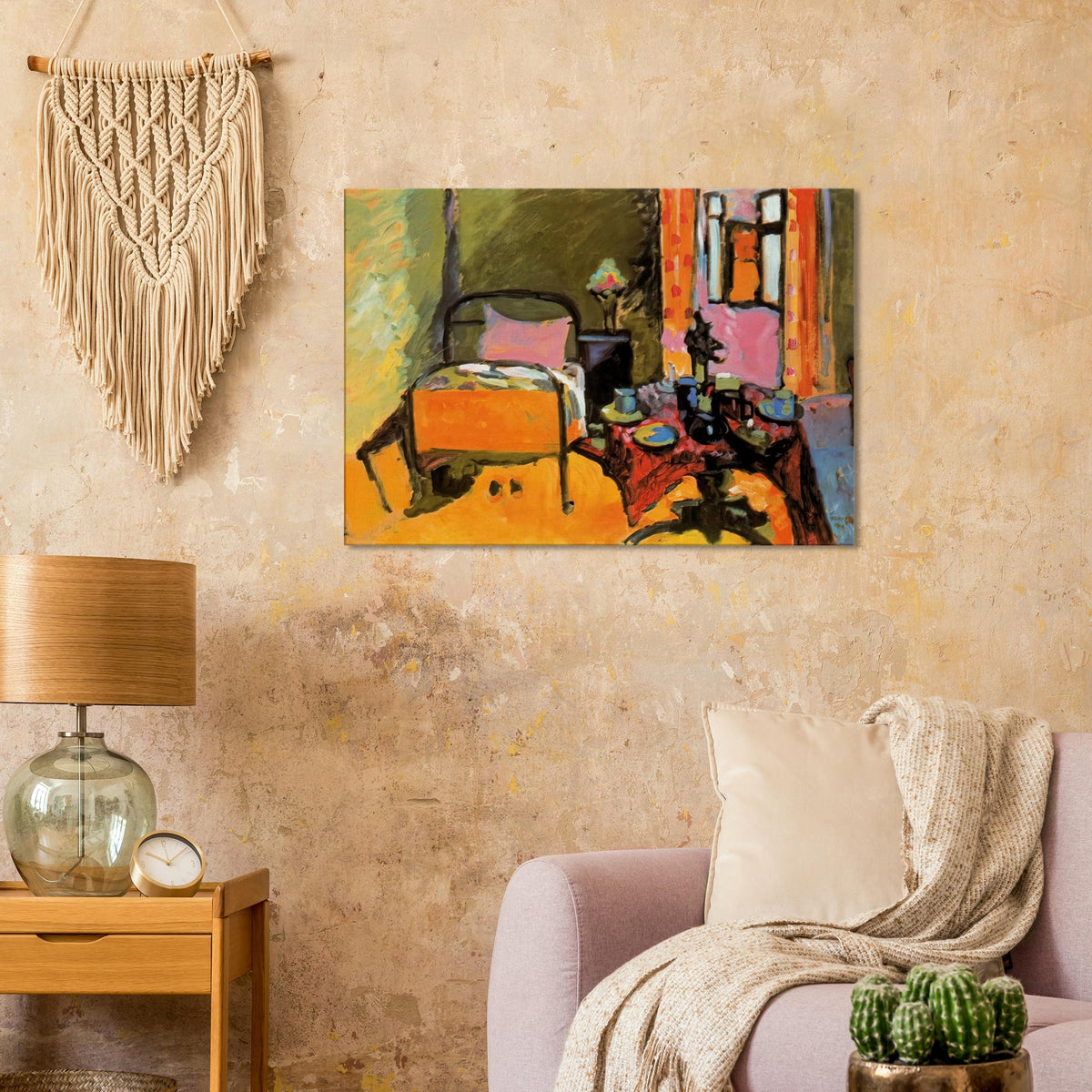 BEDROOM IN AINTMILLERSTRASSE 1909 Canvas | Wassily Kandinsky Canvas | Wassily Kandinsky Shop