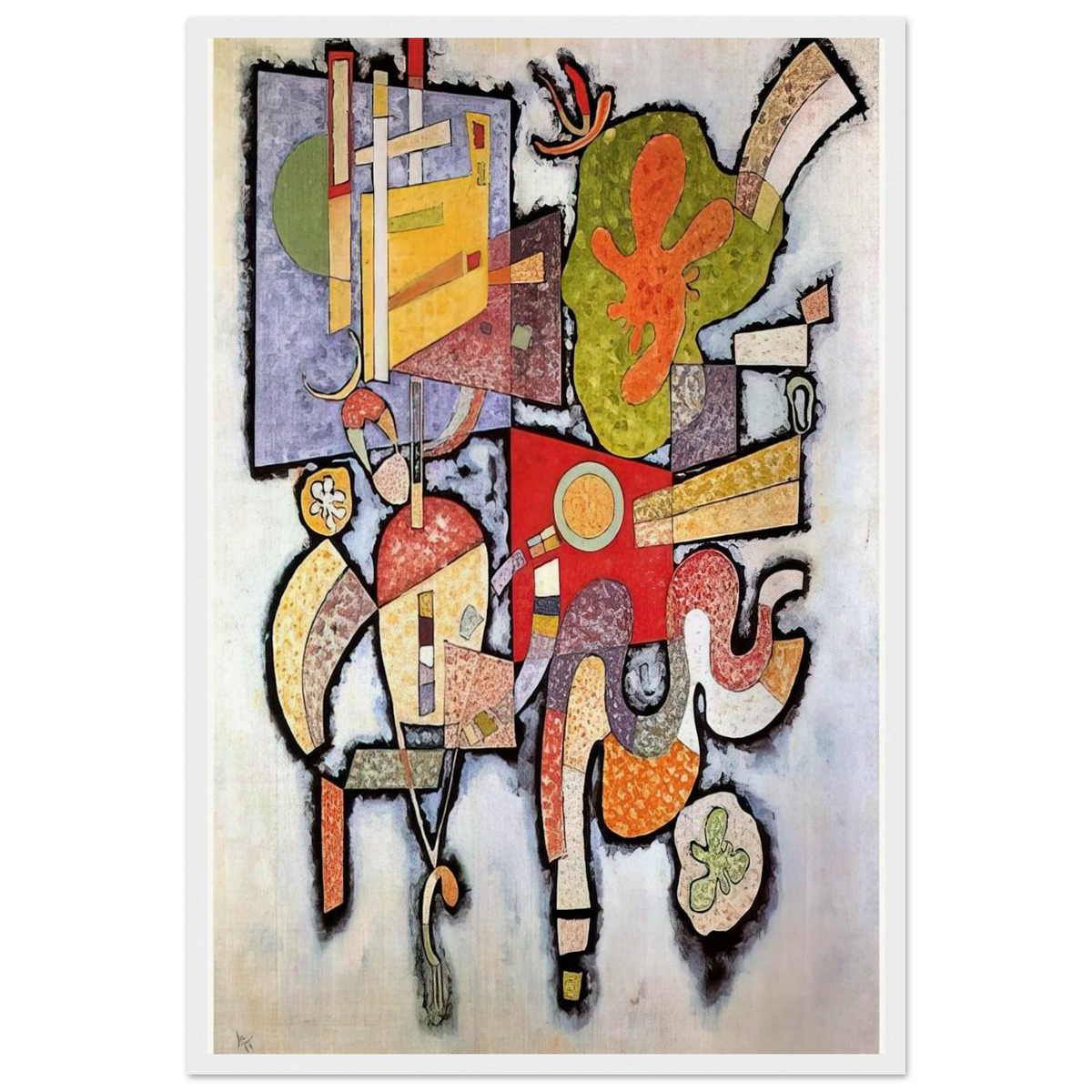 COMPLEX SIMPLE 1939 Framed Poster | Wassily Kandinsky Framed Prints Wall Art | Wassily Kandinsky Shop