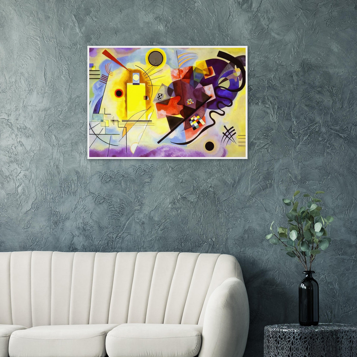 YELLOW RED BLUE 1925 Framed Poster | Wassily Kandinsky Framed Prints Wall Art | Wassily Kandinsky Shop