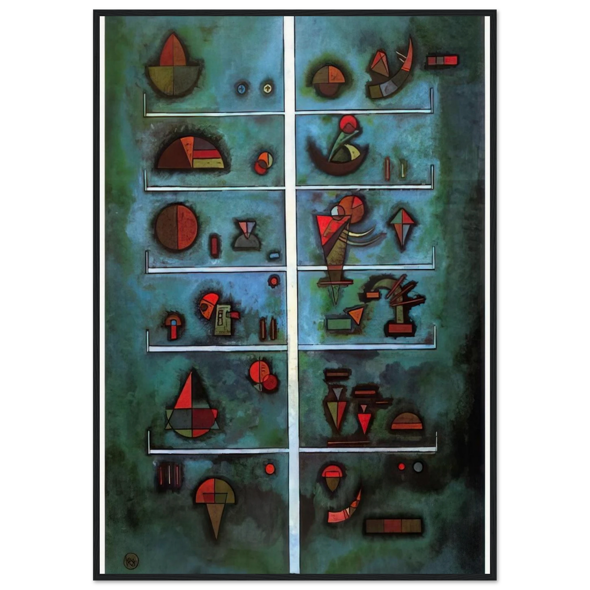 STOREYS 1929 Framed Poster | Wassily Kandinsky Framed Prints Wall Art | Wassily Kandinsky Shop