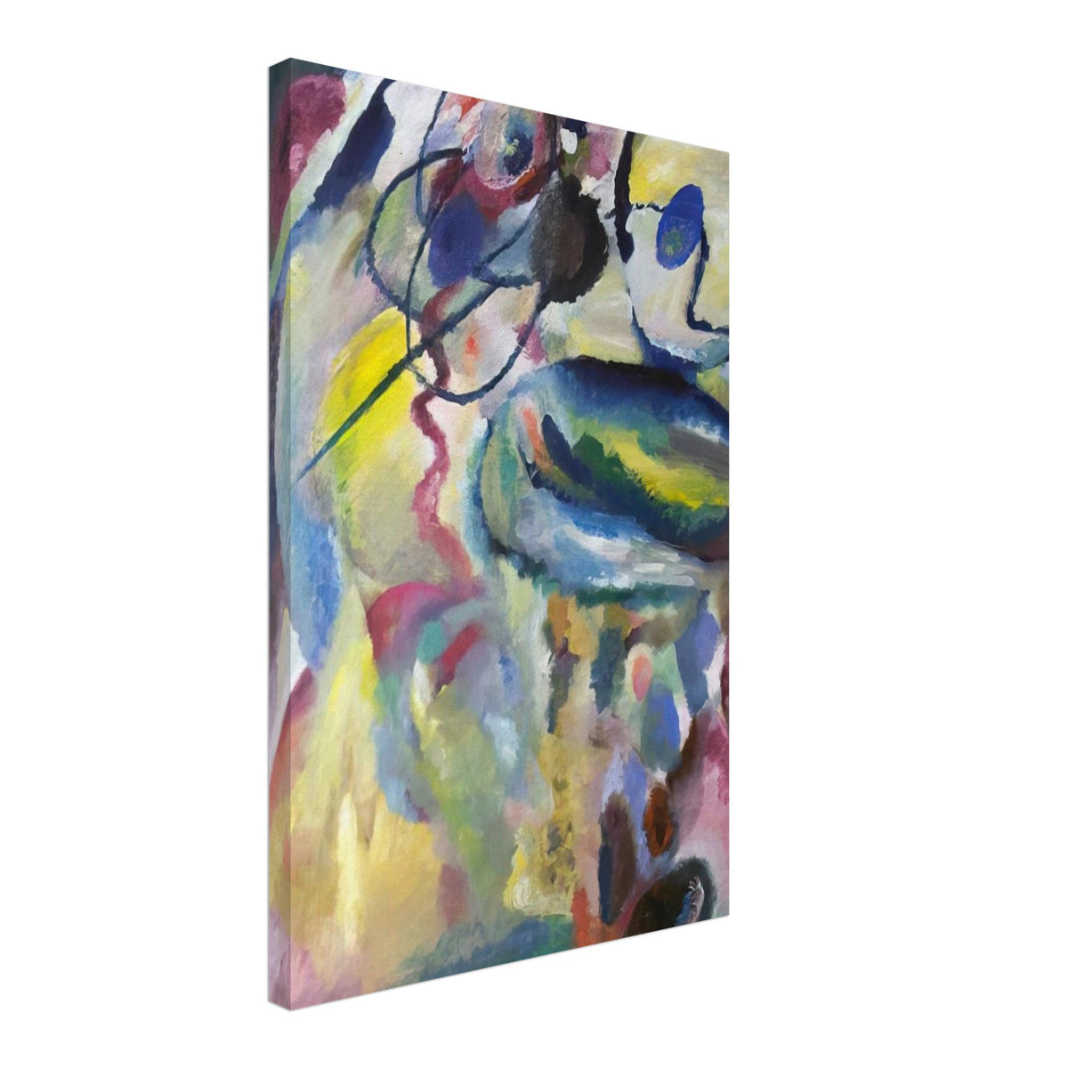 PICTURE WITH A CIRCLE 1911 Canvas | Wassily Kandinsky Canvas | Wassily Kandinsky Shop