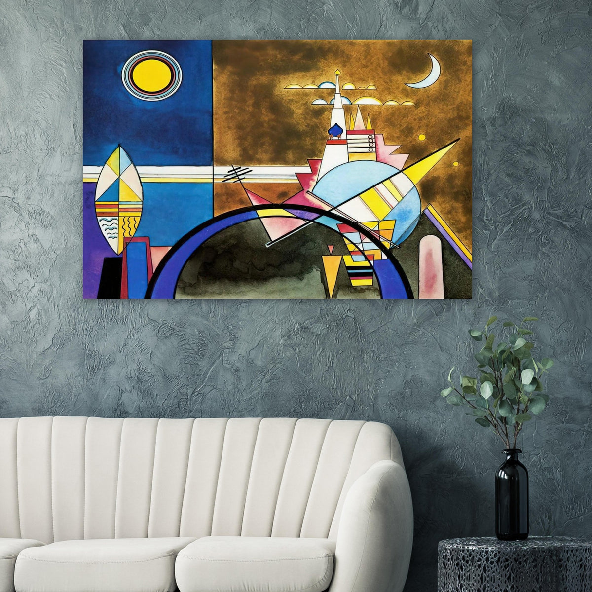 PICTURE XVI THE GREAT GATE OF KIEV STAGE SET FOR MUSSORGSKY S PICTURES AT AN EXHIBITION IN 1928 Poster | Wassily Kandinsky Poster | Wassily Kandinsky Shop