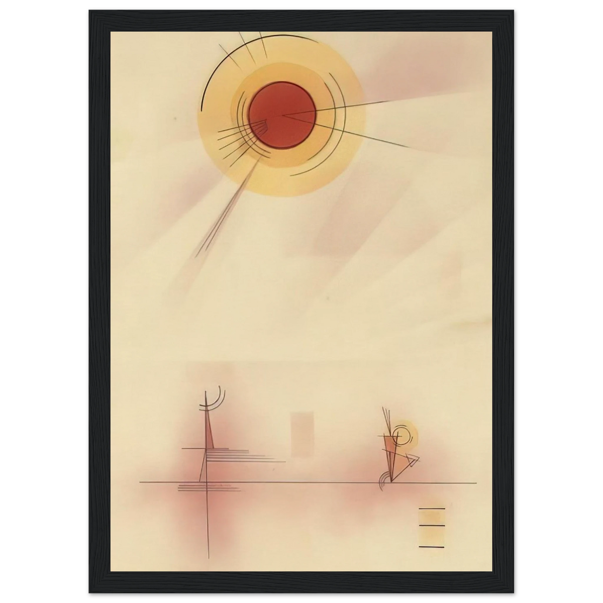 STRAHLEN 1929 Framed Poster | Wassily Kandinsky Framed Prints Wall Art | Wassily Kandinsky Shop