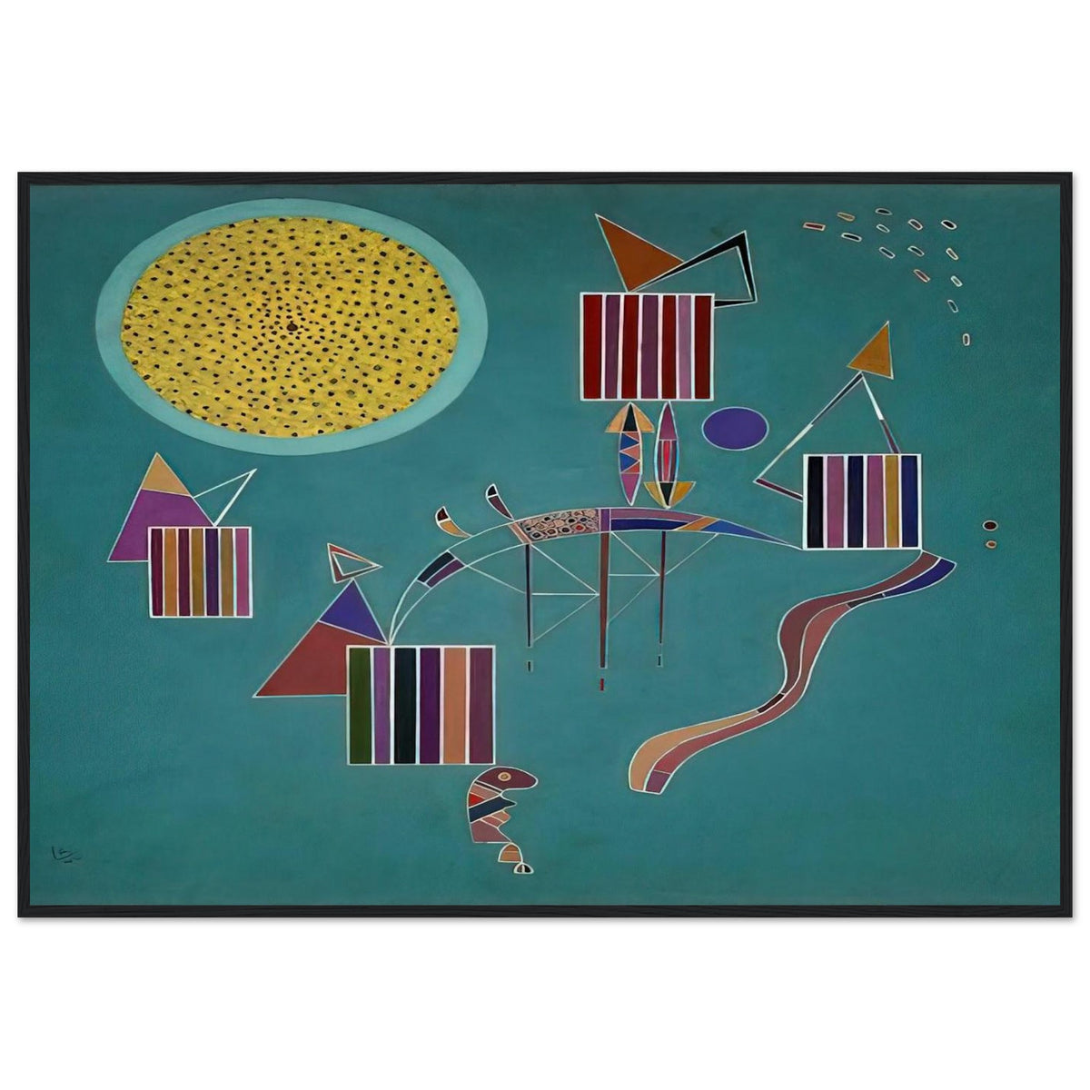 INTIME MESSAGE 1942 Framed Poster | Wassily Kandinsky Framed Prints Wall Art | Wassily Kandinsky Shop