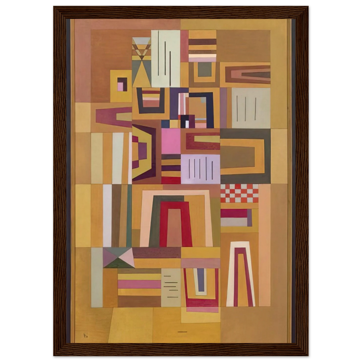 COMPENSATION ROSE 1933 Framed Poster | Wassily Kandinsky Framed Prints Wall Art | Wassily Kandinsky Shop