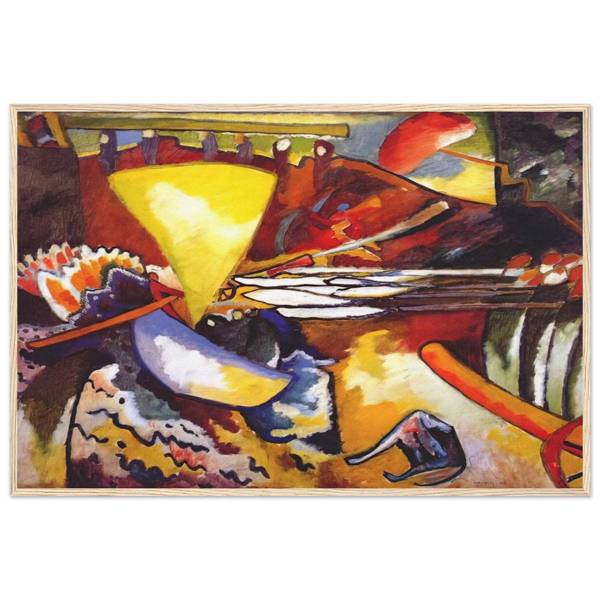 IMPROVISATION 11 1910 Framed Poster | Wassily Kandinsky Framed Prints Wall Art | Wassily Kandinsky Shop