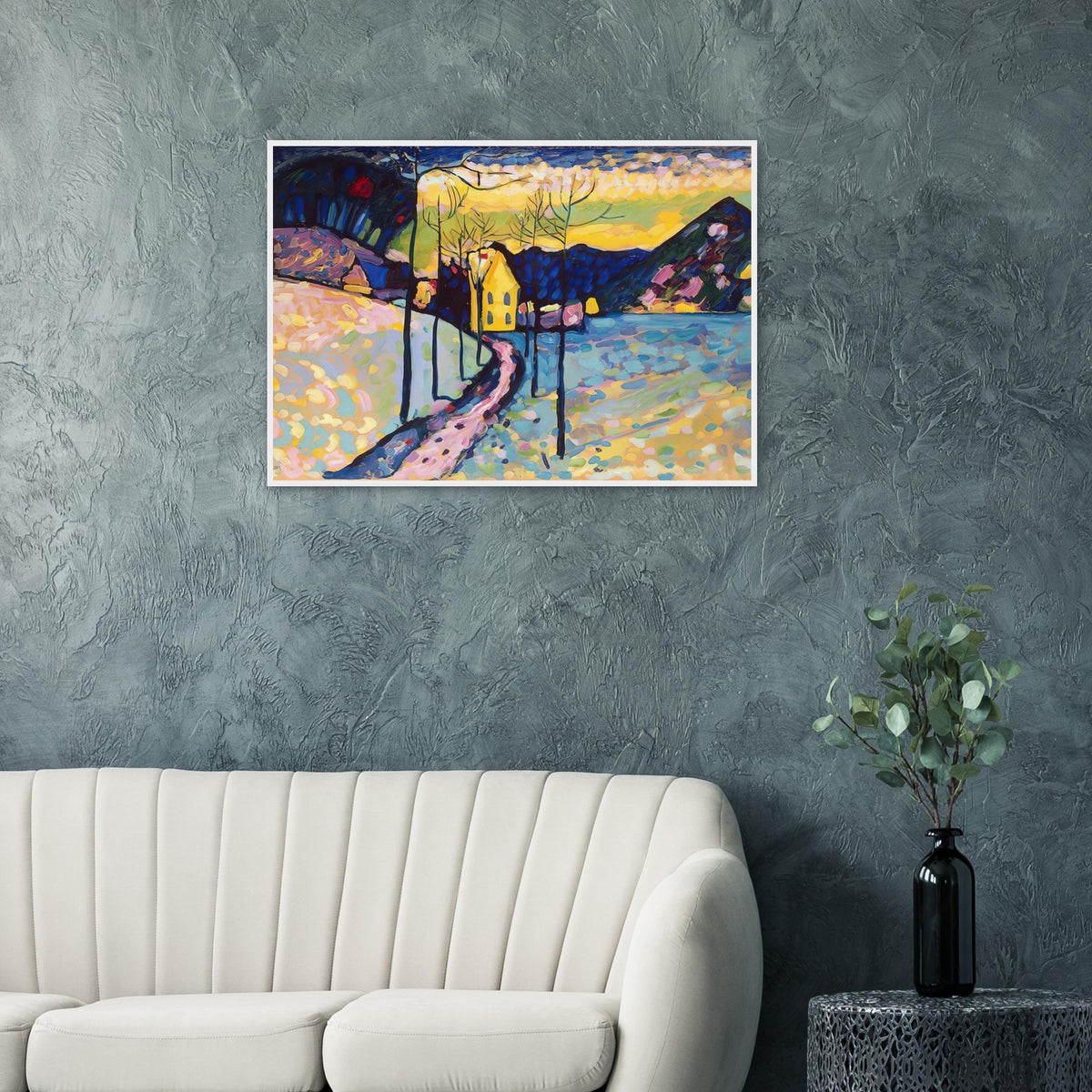 WINTER LANDSCAPE 1909 Framed Poster | Wassily Kandinsky Framed Prints Wall Art | Wassily Kandinsky Shop