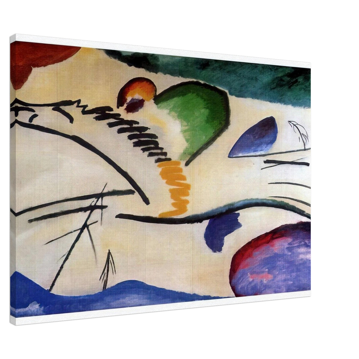 LYRICAL LYRICS 1911 Canvas | Wassily Kandinsky Canvas | Wassily Kandinsky Shop