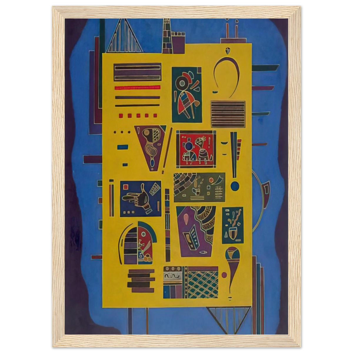 CONGLOMERAT 1943 Framed Poster | Wassily Kandinsky Framed Prints Wall Art | Wassily Kandinsky Shop
