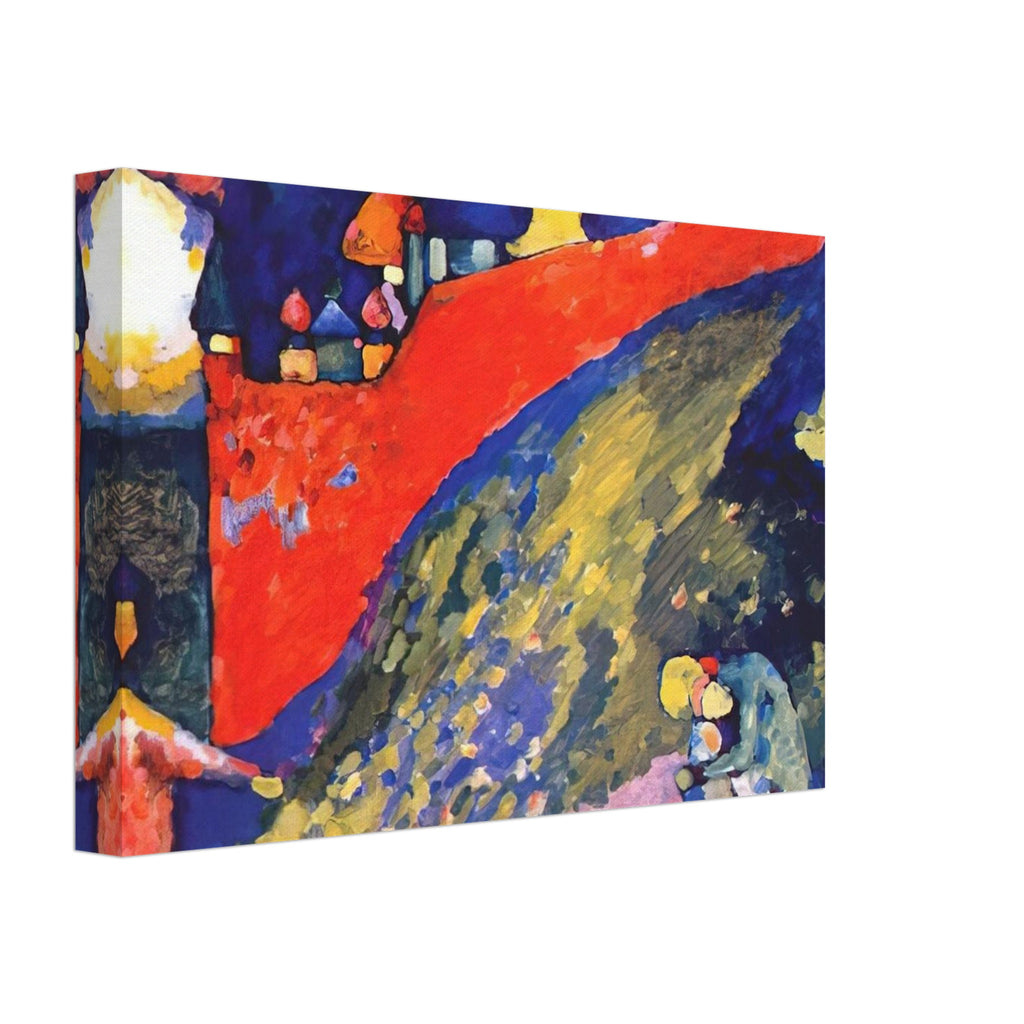 RED WALL DESTINY 1909 Canvas | Wassily Kandinsky Canvas | Wassily Kandinsky Shop