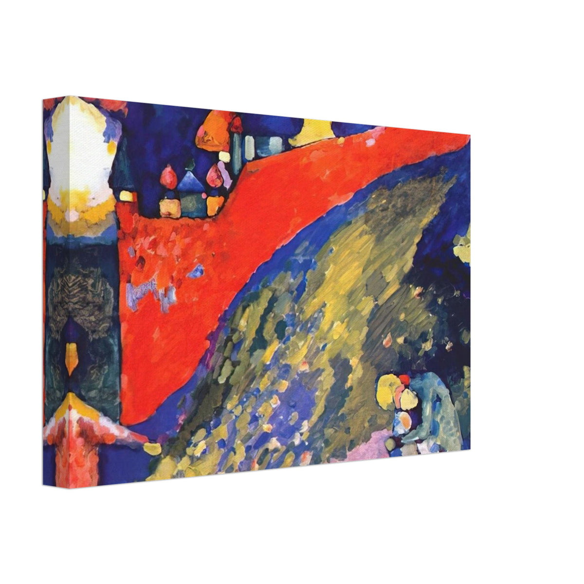 RED WALL DESTINY 1909 Canvas | Wassily Kandinsky Canvas | Wassily Kandinsky Shop