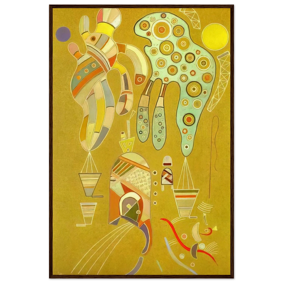 UNTITLED 1941 Framed Poster | Wassily Kandinsky Framed Prints Wall Art | Wassily Kandinsky Shop