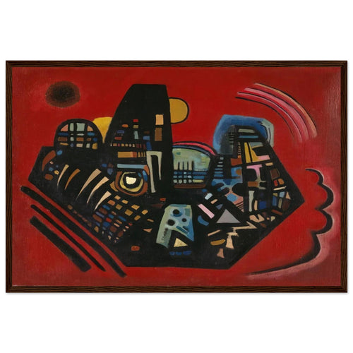 BLACK RED 1928 Framed Poster | Wassily Kandinsky Framed Prints Wall Art | Wassily Kandinsky Shop