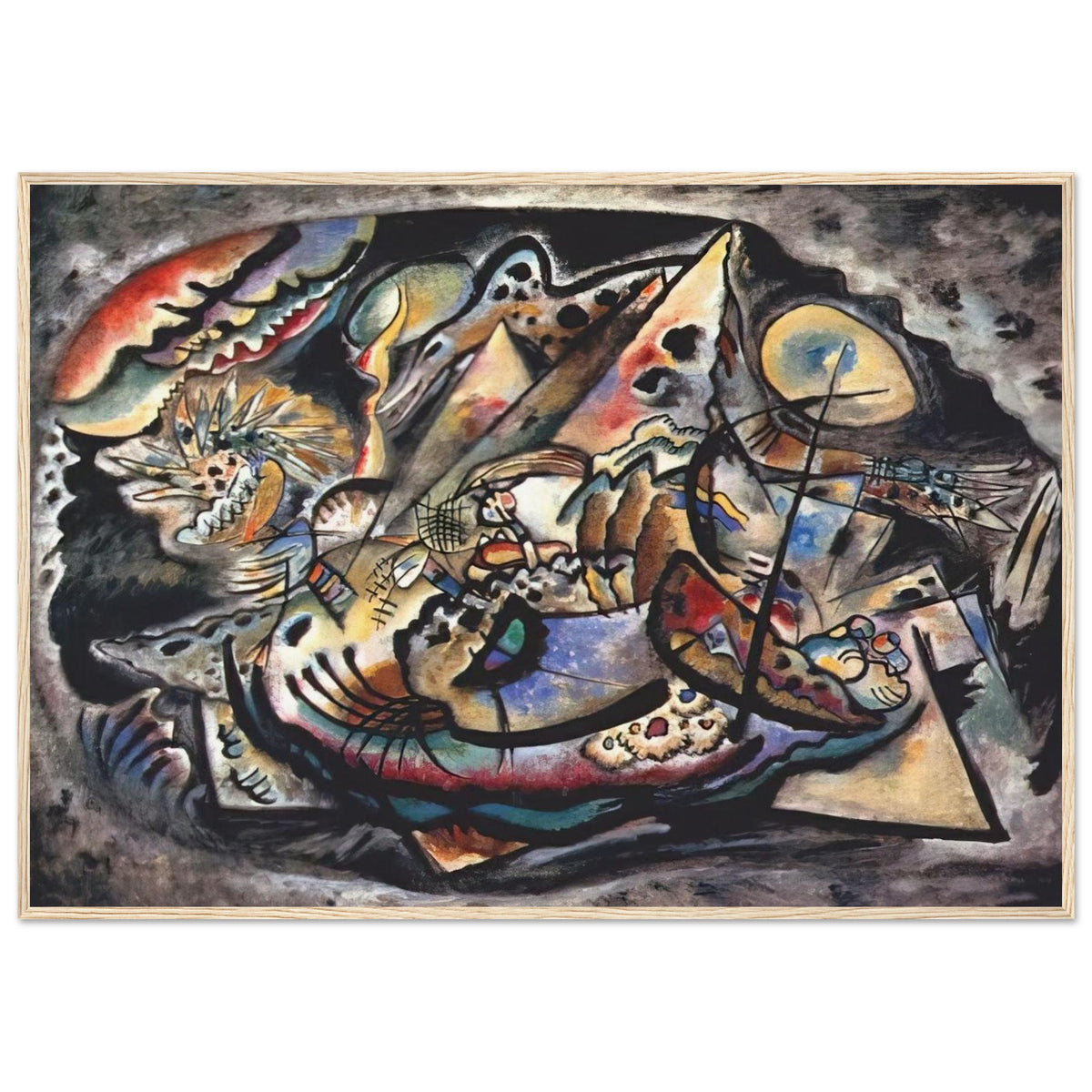 GREY OVAL 1917 Framed Poster | Wassily Kandinsky Framed Prints Wall Art | Wassily Kandinsky Shop