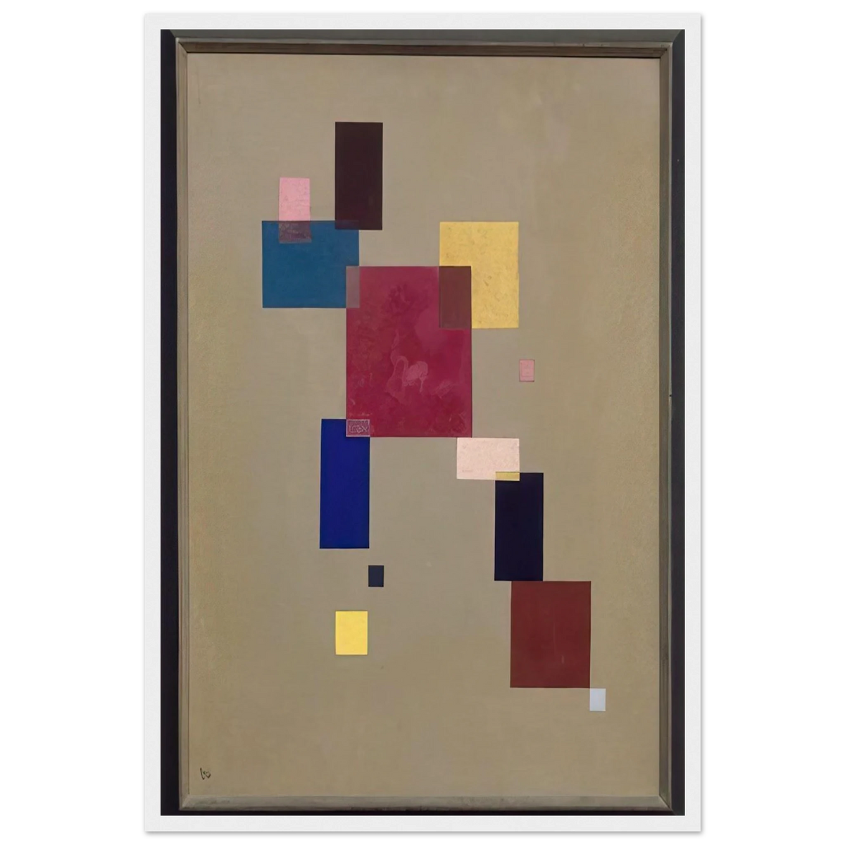 THREE RECTANGLES 1930 Framed Poster | Wassily Kandinsky Framed Prints Wall Art | Wassily Kandinsky Shop