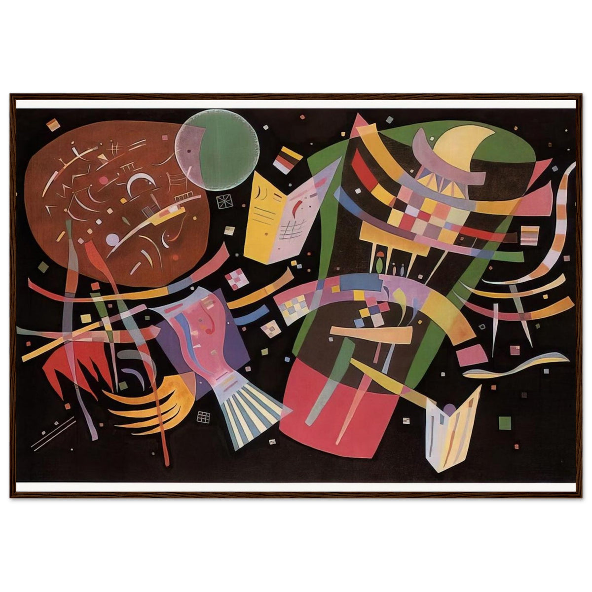 COMPOSITION X 1939 Framed Poster | Wassily Kandinsky Framed Prints Wall Art | Wassily Kandinsky Shop