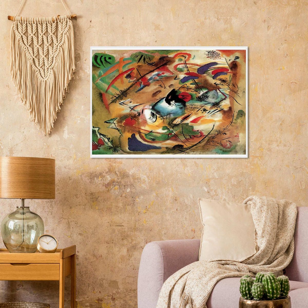 IMPROVISATION DREAMY 1913 Framed Poster | Wassily Kandinsky Framed Prints Wall Art | Wassily Kandinsky Shop