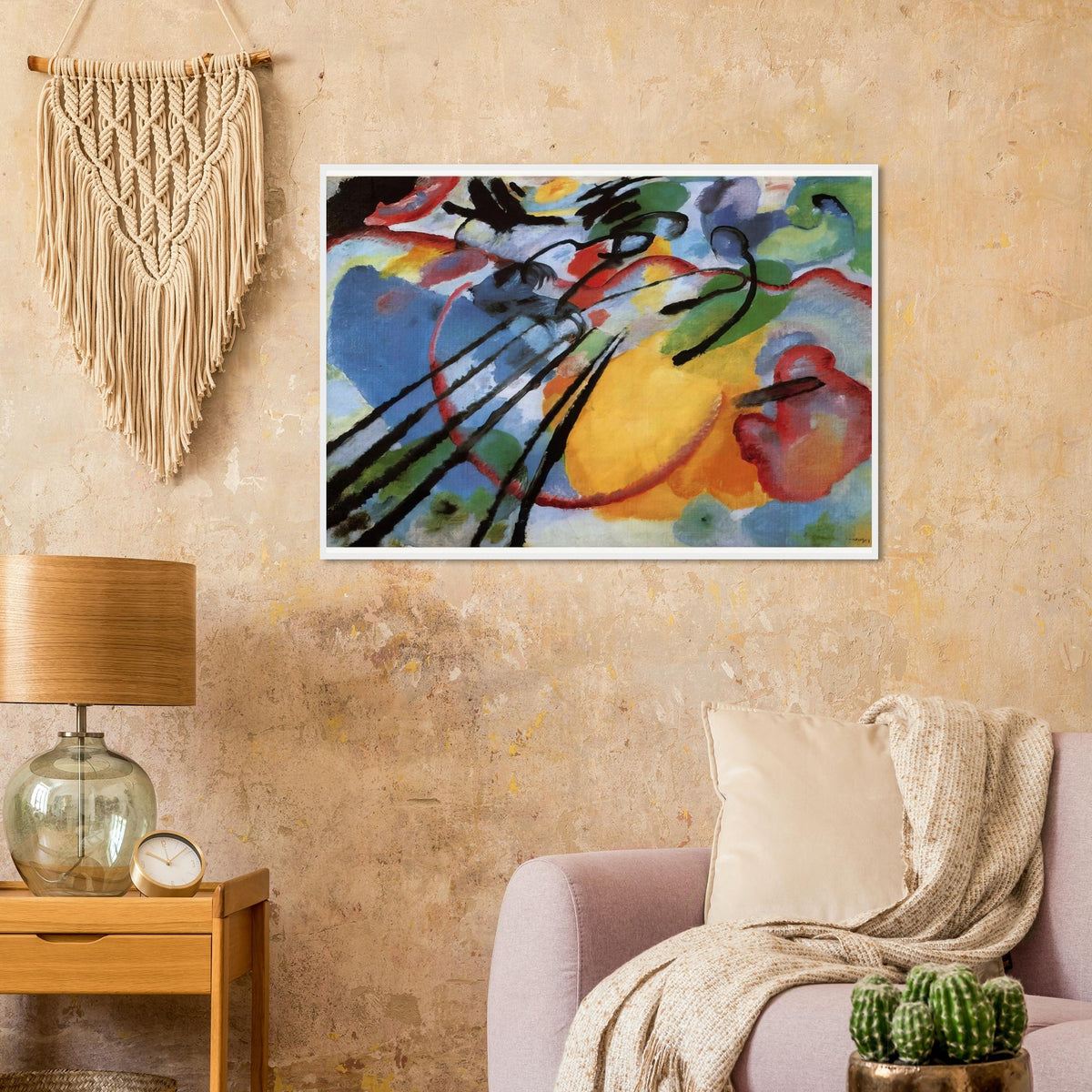 IMPROVISATION 26 ROWING 1912 Framed Poster | Wassily Kandinsky Framed Prints Wall Art | Wassily Kandinsky Shop
