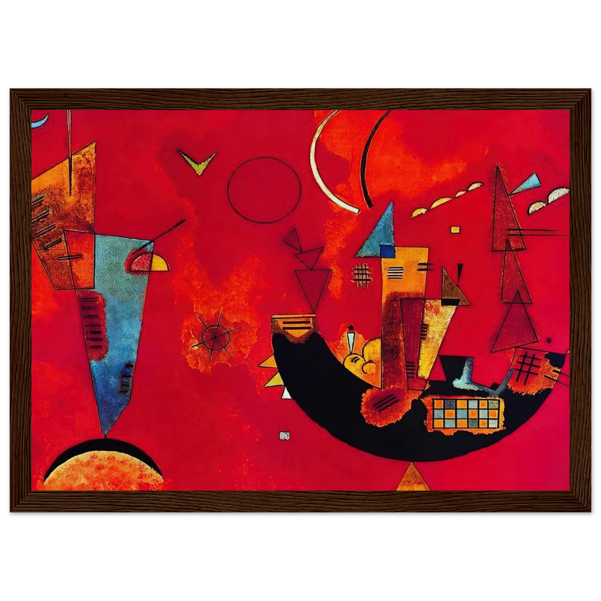 MIT UND GEGEN 1929 Framed Poster | Wassily Kandinsky Framed Prints Wall Art | Wassily Kandinsky Shop