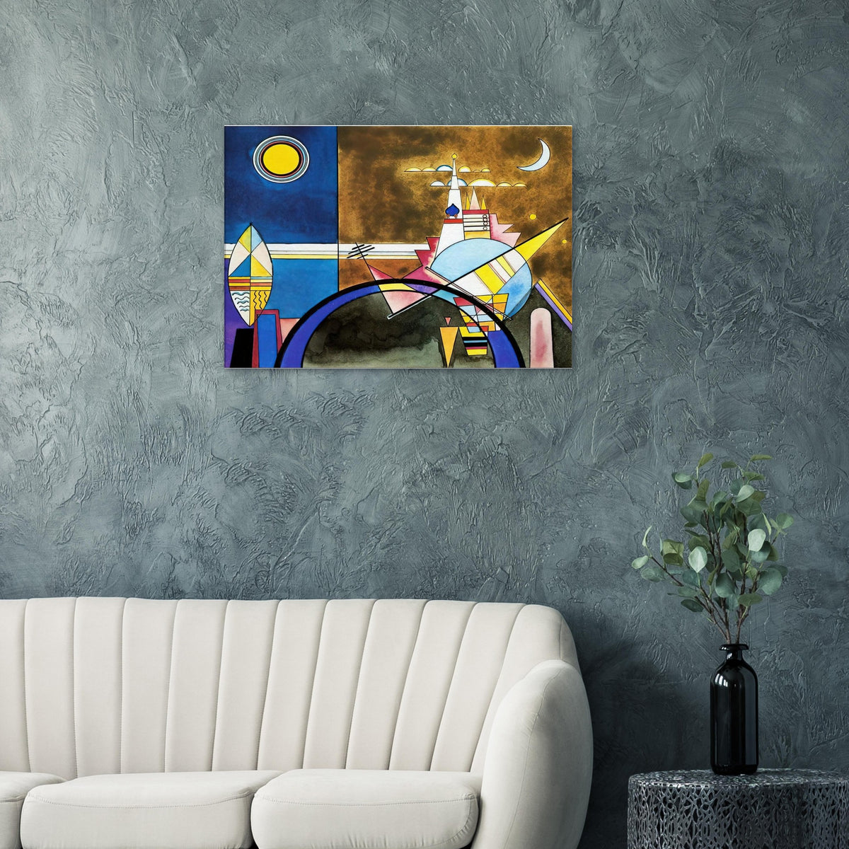 PICTURE XVI THE GREAT GATE OF KIEV STAGE SET FOR MUSSORGSKY S PICTURES AT AN EXHIBITION IN 1928 Canvas | Wassily Kandinsky Canvas | Wassily Kandinsky Shop