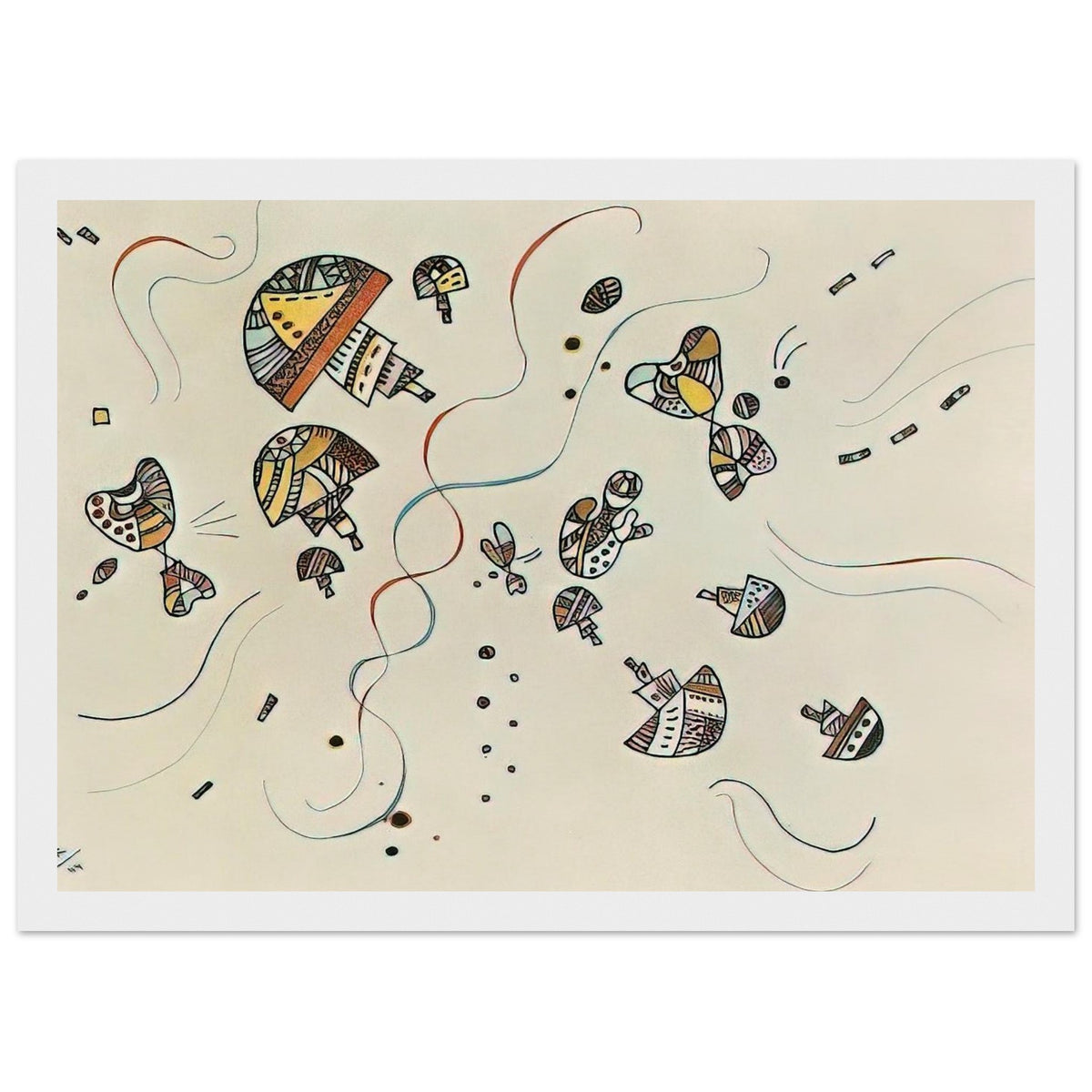 LAST WATERCOLOUR 1944 Framed Poster | Wassily Kandinsky Framed Prints Wall Art | Wassily Kandinsky Shop